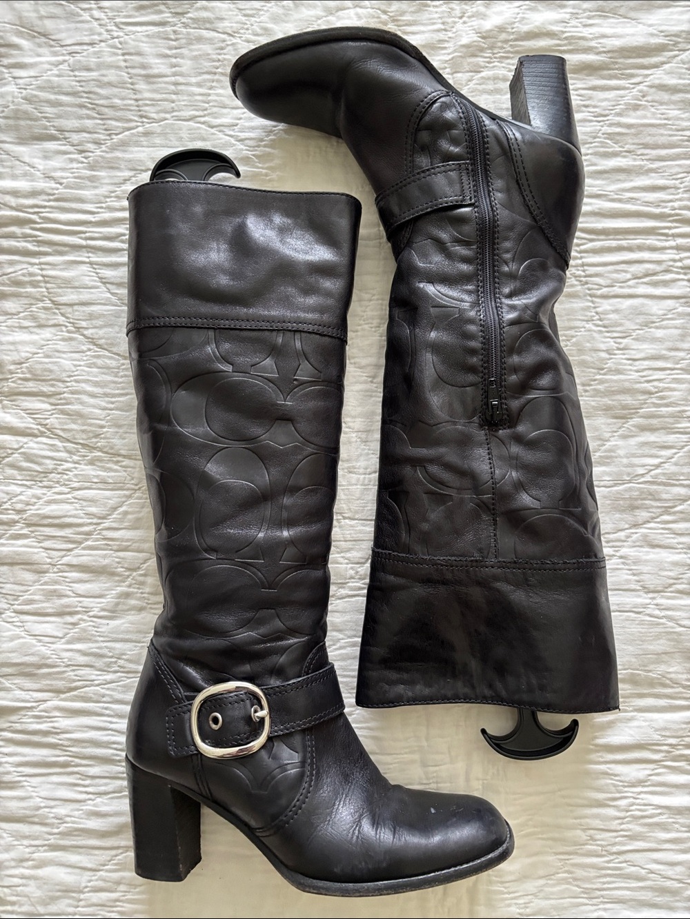 Coach Tall Leather Boots